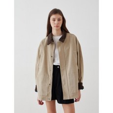 [르세지엠] [김연아 착용] 코듀로이 코튼 필드자켓 - 베이지
