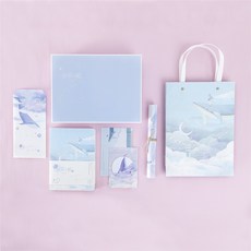 크리스마스 선물파우치 주머니 선물포장용 부직포 봉투 어린이집 교희 성탄절 행사 박스 WG201106736Z, 우주의 고래 / 선물 상자 (핸드백)
