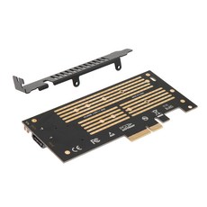 Zeyuan M.2 NVMe SSD NGFF TO PCIE 3.0 X4 어댑터 2 인터페이스 카드 지원 2230-22110, 1개