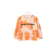 보보쇼즈 22FW 키즈 로고 프린팅 마카 맨투맨 222AC041 810