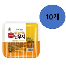 하선정 CJ 얇은 슬라이스단무지 120g x10개(무료배송), 10개