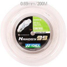 같은공간-요넥스 NBG99-2 0.69mm 200m 화이트 롤거트 테니스거트 테니스스트링 롤거트 테니스줄 줄-SS, 본상품