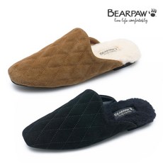 베어파우(BEARPAW) GEORGIA 누빔 양털 뮬 슬리퍼 K2692002PC-W