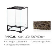 렙티주 크레스티드게코 도마뱀 유리사육장 30 30 45cm, 파손보상