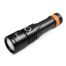 오카 스쿠버 다이빙 1200 루멘 D530V 크리 어 LED 비디오 라이트 토치 수중 150 미터 방수 검색 야간 다이, 한개옵션0