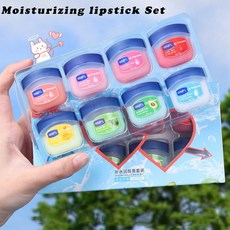립밤 보습 립스틱 메이크업 천연 식물 베이스 모이스처라이저 갈라짐 방지 립 케어 석유 젤리 8 PCs 6 4PCs