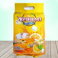 이데이 레몬 아이스티 100스틱, 1400g, 100개입, 1개