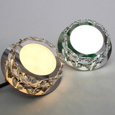 공간LED 크리스탈 매입등 LED일체형 2인치 4인치까지 5W, MJ 전구색, 1개