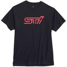 스바루 정품 스티 로고 티 티셔츠 Wrx 임프레자 블랙 사이즈 스몰에서 5배 랠리 신제품 소형, Medium, Black, 1개