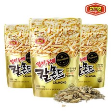 머거본 견과 프리미엄 칼몬드 멸치두배 130g x3봉, 단품