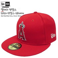 뉴에라 [슈즈네] 정품 MLB 야구모자 어센틱 엘에이 엔젤스 메이저리그 선수모자 스냅백
