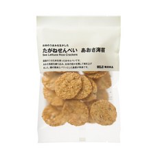 일본 무인양품 쌀의 맛을 살린 타가네 센베이 아오사 김맛 50g, 1개
