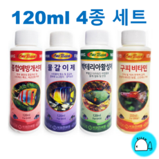 국제프리츠 원터치 물갈이제 120ml 4종 세트, 1세트