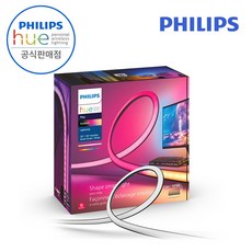 [ PHILIPS 코리아 공식판매점] 필립스 휴 플레이 그라디언트 PC 모니터 라이트스트립 32-34인치