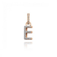 Swarovski 5437621 REMIX COLLECTION 알파벳 E 로즈골드 플래팅 참