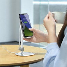 베이스어스 아이폰 12 프로 MagSafe 맥세이프 무선 자석 충전 스탠드 거치대, D