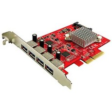 Ableconn PEX-UB155 USB 3.2 Gen2 (10Gbps) 4 포트 PCIe 3.0 카드-PCI Express Gen3 x4 레인 호스트 어댑, One Color_One Size, 상세 설명 참조0, 상세 설명 참조0