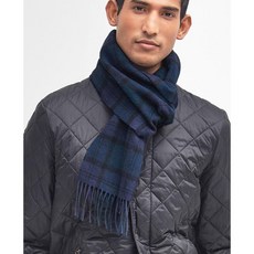 BARBOUR Men's Barbour Tartan Lambswool Scarf USC0001RE75 Black Watch