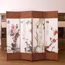 인테리어 파티션 칸막이 침실 샤브샤브점 실내상업회사 식당 방수 중식 차단, 01 1.7m 높이 x 50cm 너비(단면)