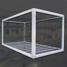 농막 이동식 주택 컨테이너 세컨 하우스 주택, 화이트 프레임 3mX6mX2.8m