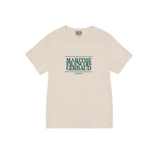 매장정품 마리떼 반팔 티셔츠 W CLASSIC LOGO TEE light beige