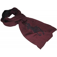 Polo Ralph Lauren Mens 빅 포니 메리노 울 스카프 하버드 와인