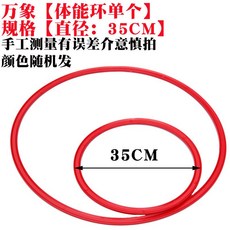 헬스봉 감각통합 훈련기계 만상 조합 모듈 부속품 체능 방망이 사각벽돌 손도장 발자국 밸런스, T06-만상 체능 링(35CM낱개)