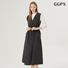 GGPX 민소매 허리 끈 포켓 데일리 롱 원피스 GOAOW014D