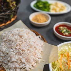 부산 기장 칠암 맛집 자연산 아나고회 세트 (야채 초장 포함) 국내산 붕장어 회, 아나고회 2인분 400g 세트