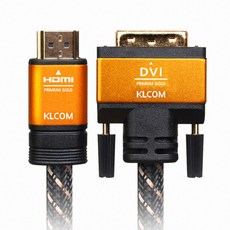케이엘컴 PRIME 고급형 HDMI 2.0 to DVI 케이블 2m, 단일상품