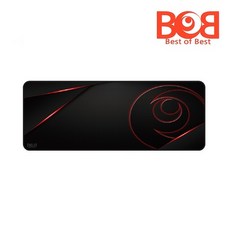 BOB 밥패드 밸런스 베이직 장패드 레드 900x350x5mm 대형 롤 배그 오버워치 키보드 게이밍마우스 패드, 상세페이지 참조, 1개