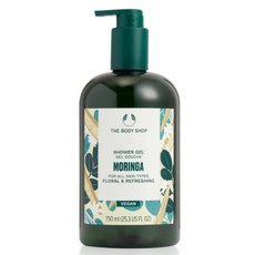 더바디샵 모링가 샤워젤 꽃향, 750ml, 1개