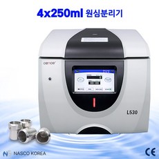 나스코코리아 연구용 다목적원심분리기(TD5B)250ml*4본사직수입 AS보장, box, L530 (250ml)x튜브12ea