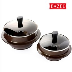 바젤 국내생산 옥 가마솥 무수분 요술 조리기, 22cm