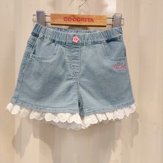 여아데님팬츠레이스