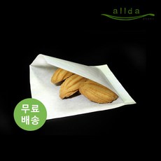 빵포장용 식품지 엘자봉투 150x150mm 200개/50봉 디저트포장 한박스 와플봉투