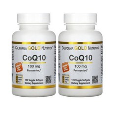 California Gold Nutrition 코엔자임 큐텐(CoQ10), 120정, 1개