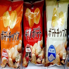[이라운드몰][3개묶음]세븐일레븐 감자칩 콘소메 칠리 소금맛, 소금맛 3개
