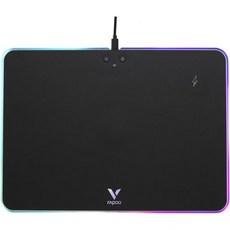 라푸 V10RGB 무선충전 마우스매트 14in x 10in