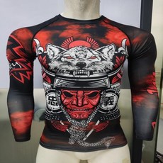 Cody Lundin 남성용 래쉬가드 주짓수 노기 MMA 티셔츠 승화 긴팔 기모노 브라질 피트니스 복싱 무에타이