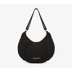 일본 발송 Repetto 레페토 LUNE 초승달 가방 패디드 나일론 숄더백 B0369N 블랙