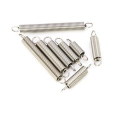 1pcs 2.5mm x 16mm 100mm 인장 스프링 304 스테인레스 스틸 스트레치 탄성 코일 후크 링 rustproof pull antirust flexible, 1개