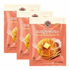 백설 우리밀 핫케익 믹스, 500g, 3개