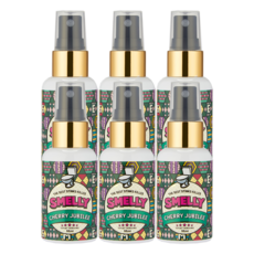 스멜리(SMELLY) 화장실용 탈취제 방향제 토일렛퍼퓸 체리쥬빌레, 6개, 55ml