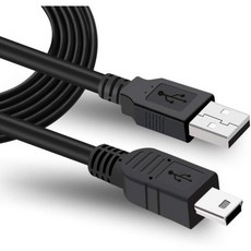 가민 네비게이터용 10FT GPS 충전기 케이블 누비 50lm 2555lm 2595lm 40lm 1300 255w 등 USB A 남성에서 미니 5핀 데이터 전송 전원 코드 충전, 1개