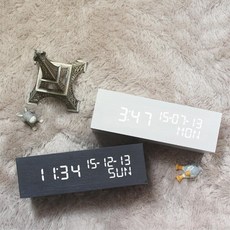 원목스탠드시계