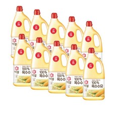 CJ 백설 옥수수유, 1.8L, 60개