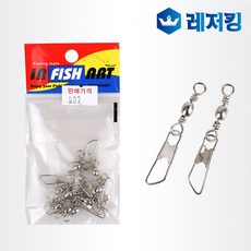 핀도래 민물바다루어 낚시용품 채비 스냅, 1개