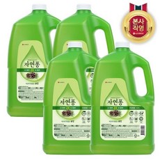LG생활건강 자연퐁 주방세제 솔잎 3.04L x 4개, 3040ml