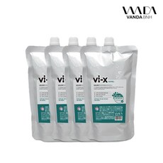 바이엑스 Vi-X 안전한 분사형 소독제 500ml리필 살균스프레이 소독수 미산성차아염소산수 HOCL 뿌리는소독제, 500ml, 4개